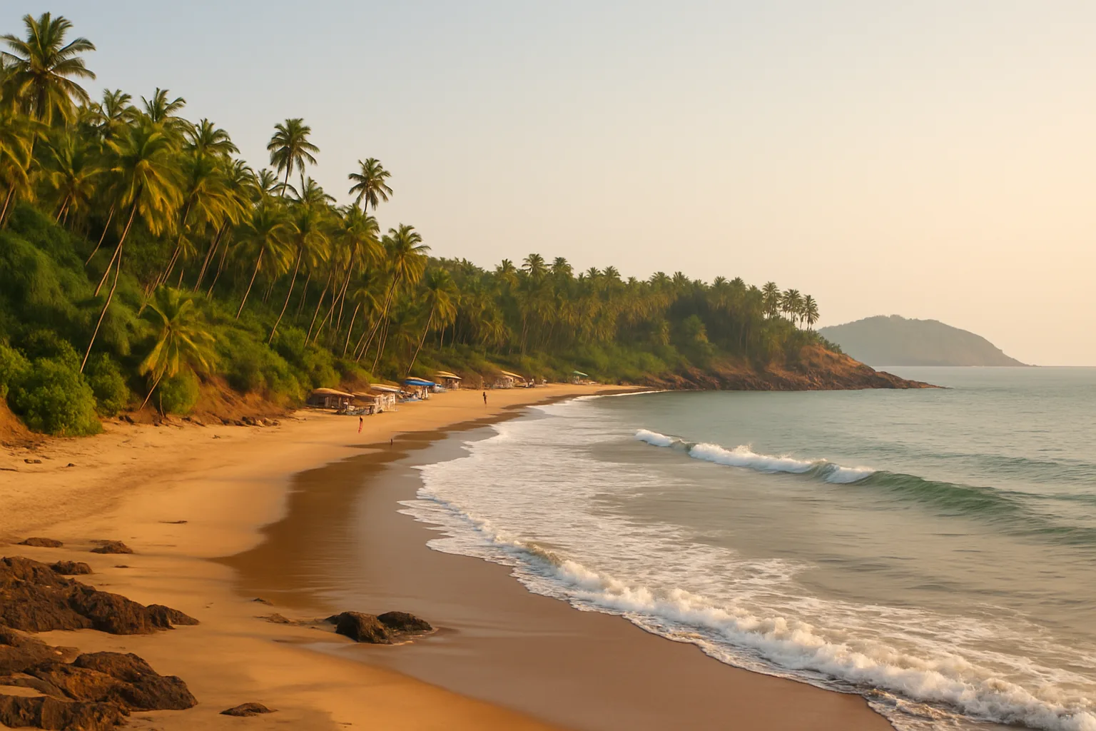 Gokarna Om beach image